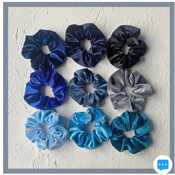 VELVET 40 Scrunchies Colorful Fun Retro 90s - Picture 2 of 13